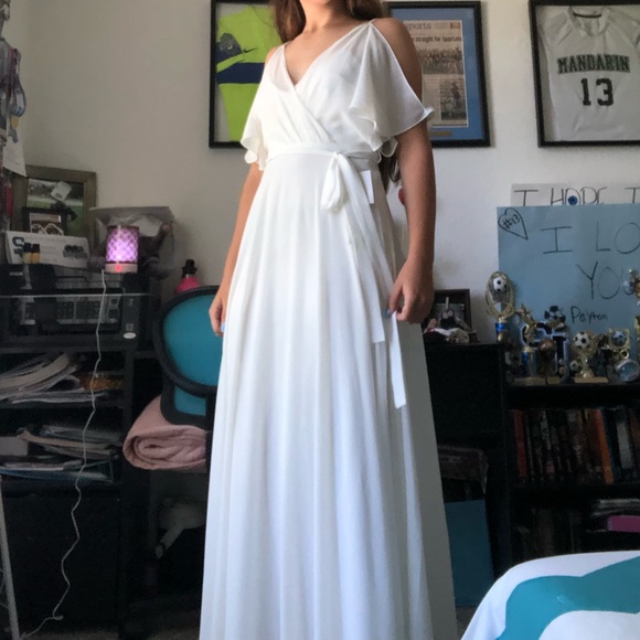 Long White Dress - Picture 5 of 5